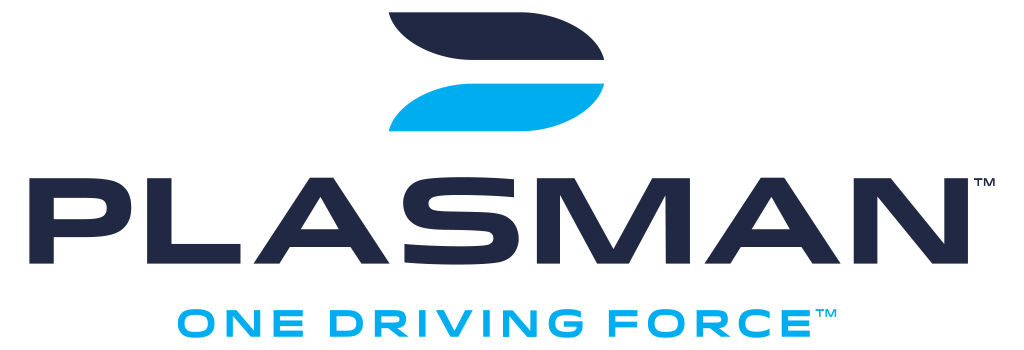 Plasman logo with One Driving Force tagline