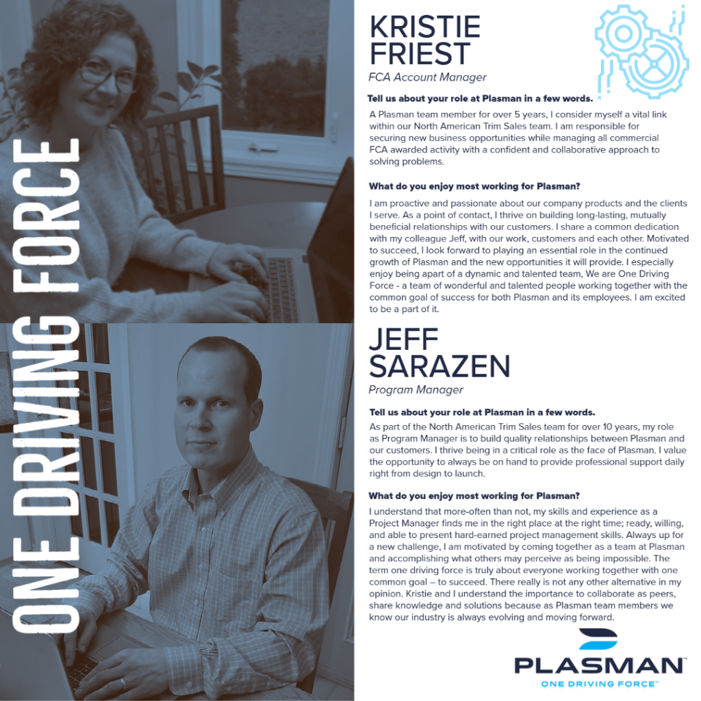 Meet the Sales Team Interview with Kristie Friest and Jeff Sarazen of Plasman