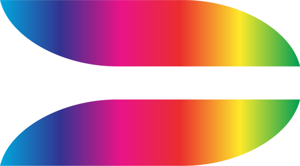 Plasman logo icon in rainbow gradient