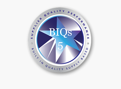 General Motors Supplier Quality Excellence Award logo BIQs 5