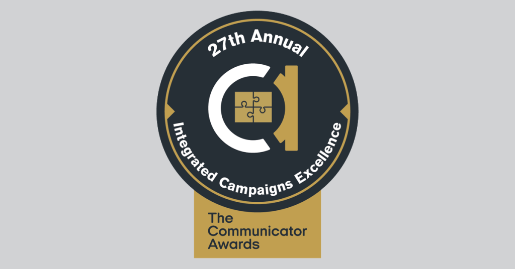 27th Annual Integrated Campaigns Excellence by The Communicator Awards logo