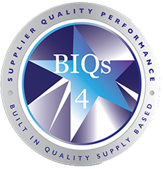 General Motors Supplier Quality Excellence Award logo for BIQs 4