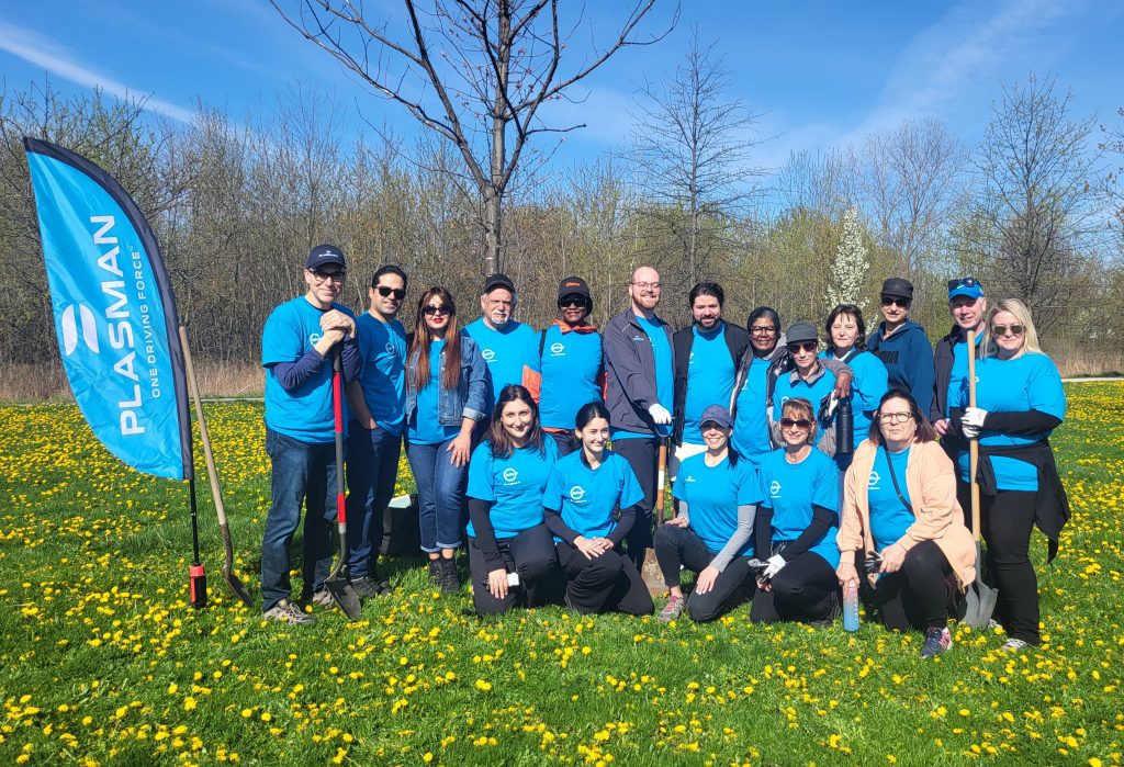 MVP group of people standing in a field