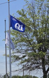 Ford Q1 flag raised