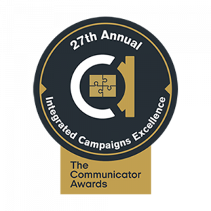 27th Annual Integrated Campaigns Excellence by The Communicator Awards logo